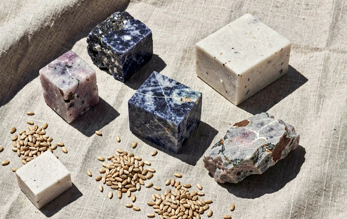 Természetes ásványok és gabonák